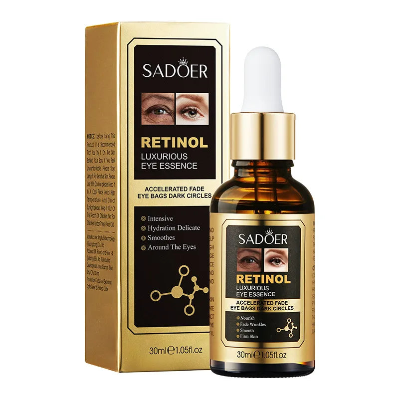 SADOER Retinol Eye Cream Reduces Dark Circles and Wrinkles Moisturizes and Tightens The Eyes Eye Cream Korean Eye Care Product
