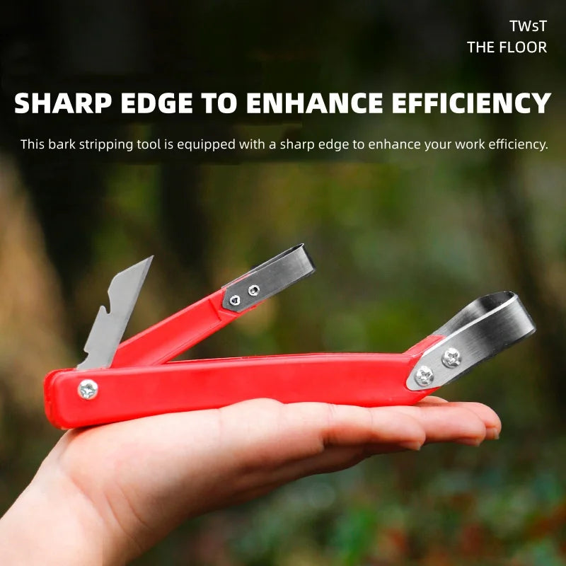 Fruit Tree Rot Scraping Bark Knife Multifunctional Peel Knife Ring Cutting U-shaped Grafting Blade Garden Woodworking Tools