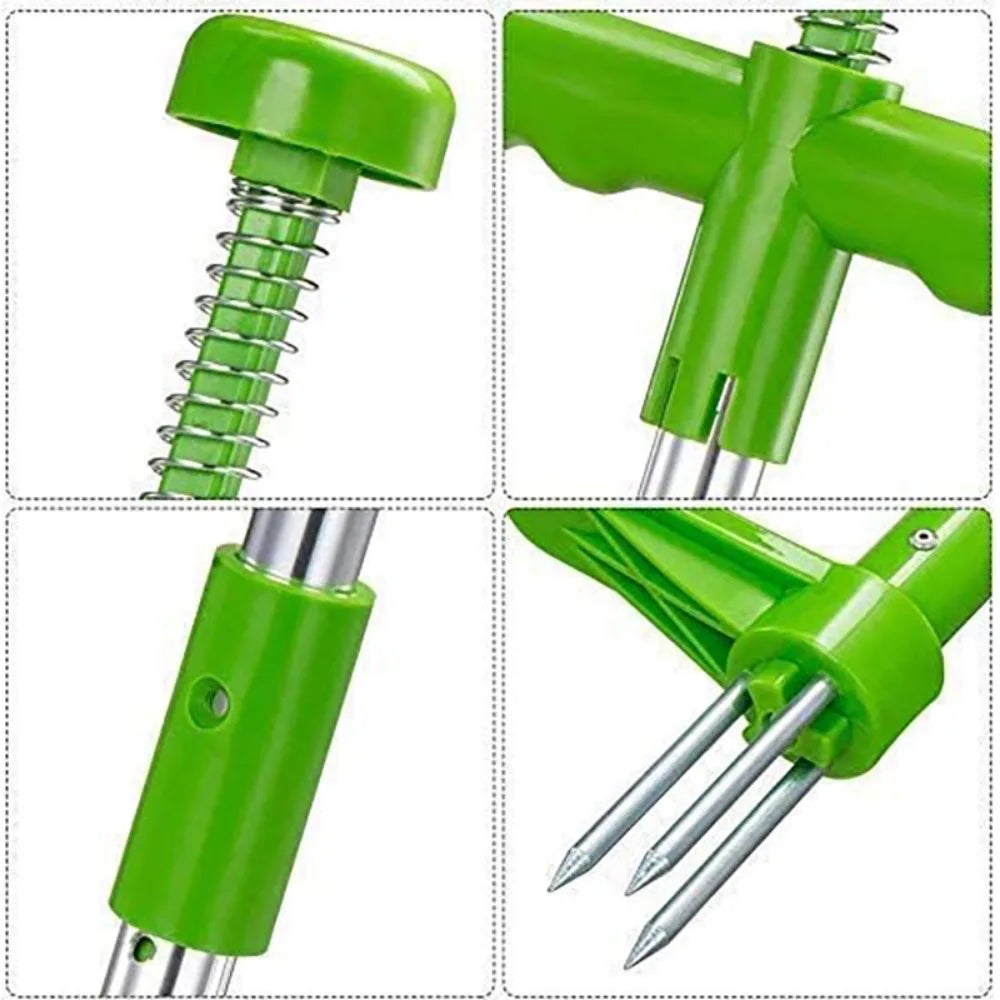 Stand-Up Weed Puller — Long-Handle Root Grabber for Dandelions & Weeds
