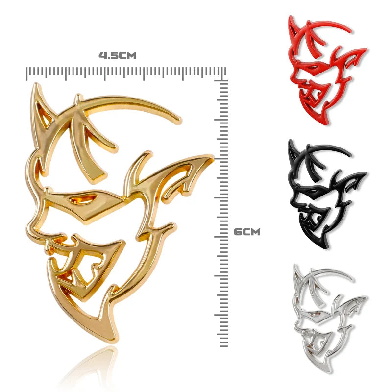 3D Metal Emblem Badge Decal for Dodge Vehicles - Custom Look