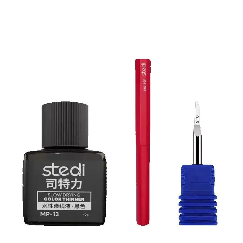 40g Stedi Panel Line Water-based Fluorescent Paint for Model Building Fluorescent Ink Panel Line Accent Color Hobby DIY Supply