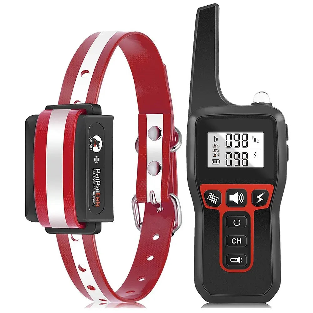 1000M Waterproof Rechargeable Dog Training Collar – Remote & Auto Bark Control | Universal Fit (7 Colors)