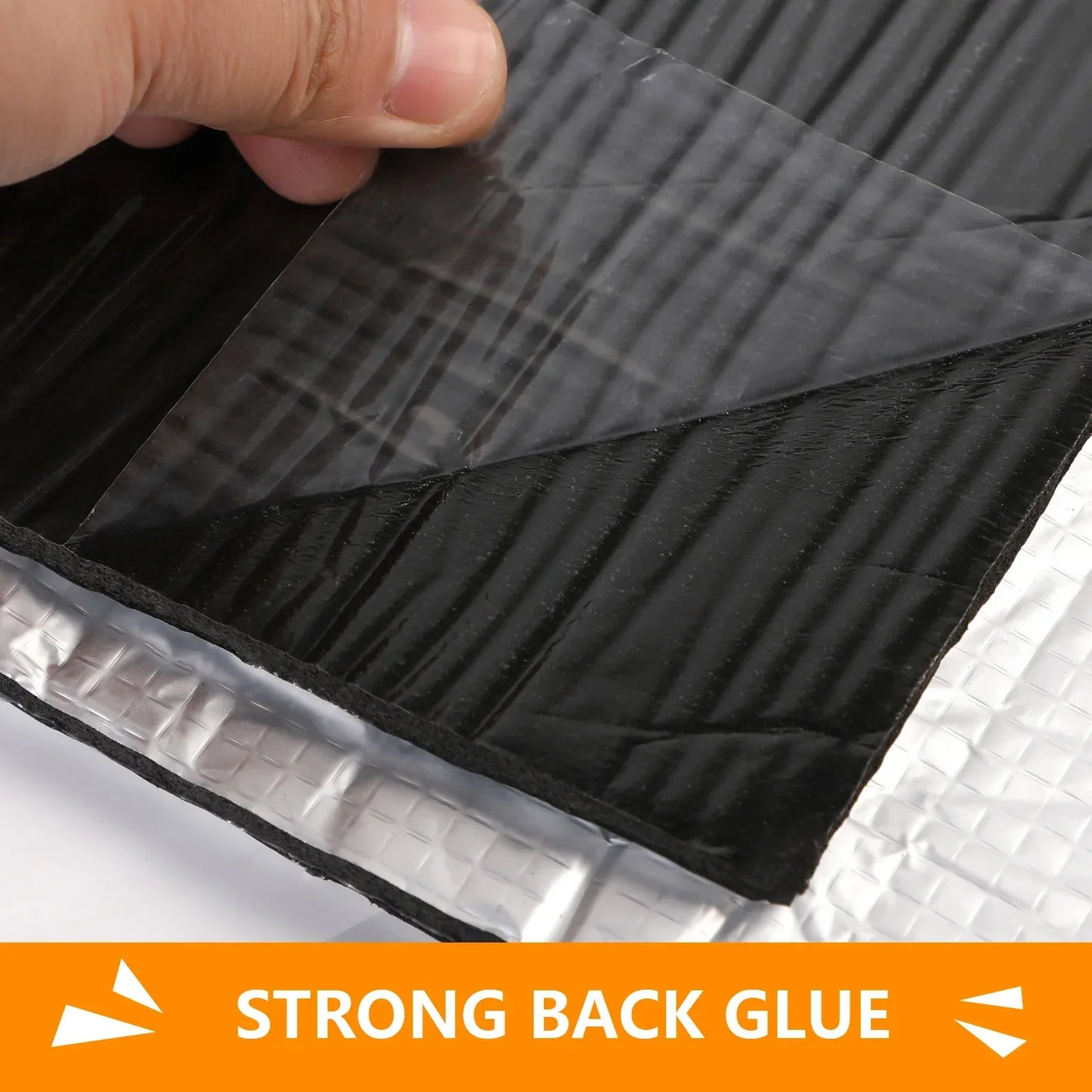 Fireproof Heat and Sound Insulation Mat 200x50cm Acoustic Thermal Mat Soundproof Wall Panels Noise Insulation for Car Deadening