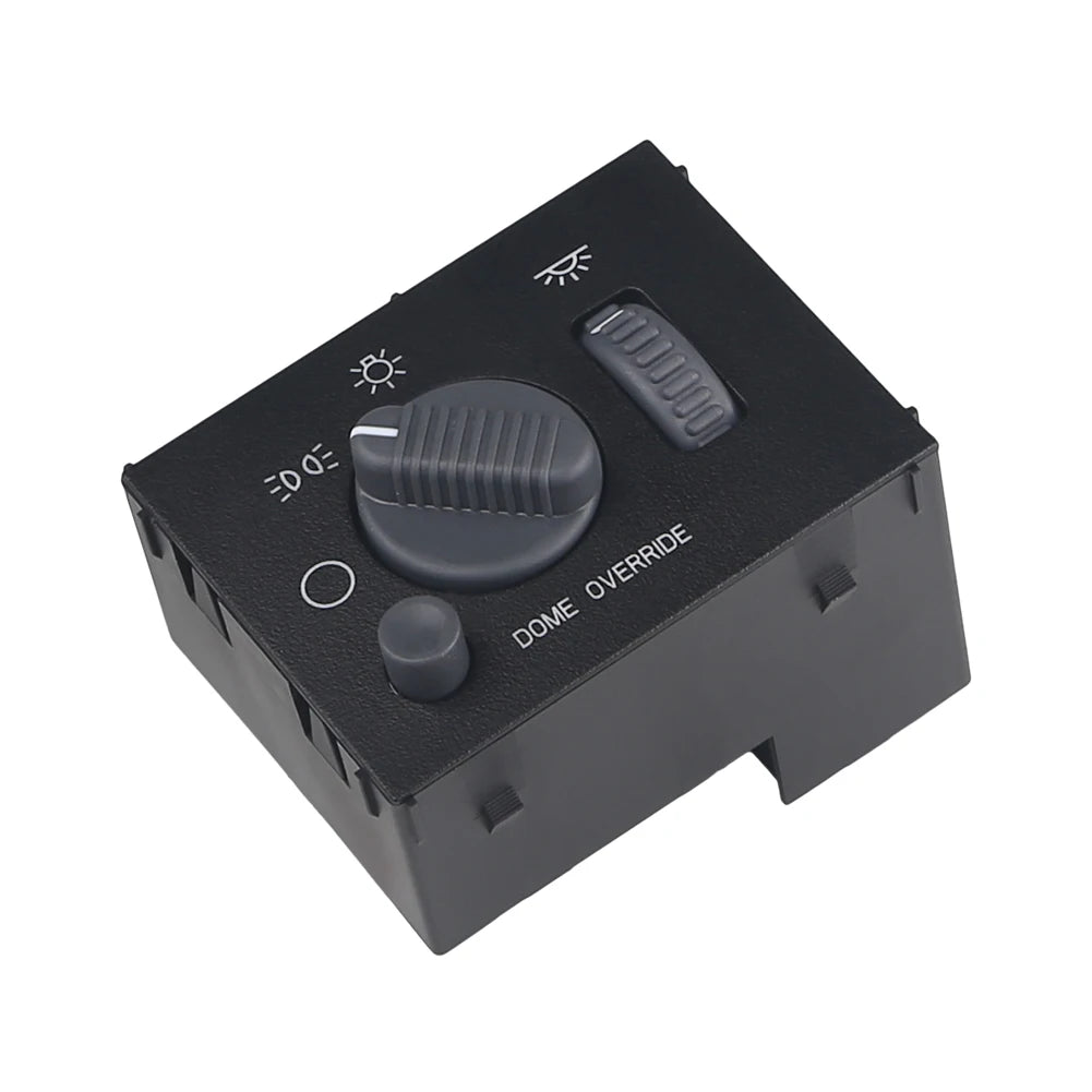 15755595 D1534G Front Headlight Dimmer Switch With Green Backlight For Chevy GMC Sierra Silverado 1999 2000 2001 2002 Yukon