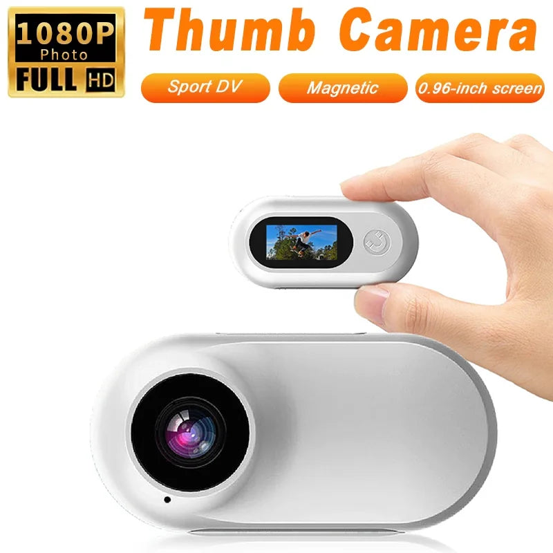 Mini Sports DV Body Camera — Waterproof 1080P Camcorder