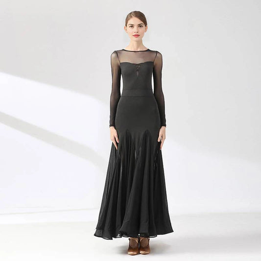 Women's elegant ballroom competition dress
