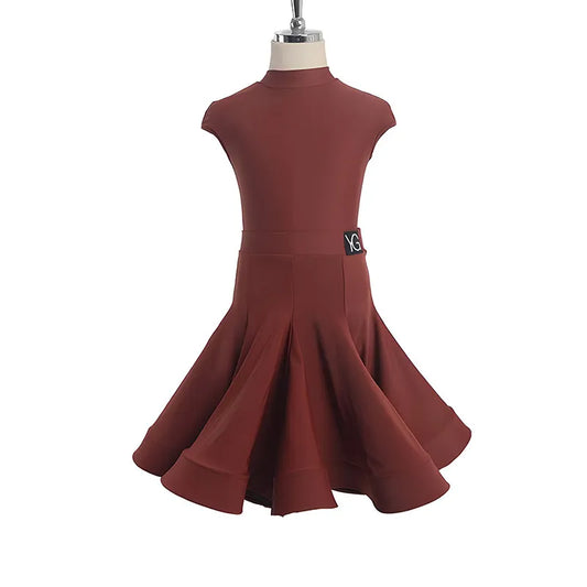 Girls professional Latin competition dress set