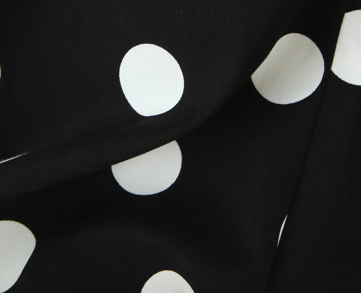 HH Summer Woman Black Polka Dot Backless Bow Decoration Neck Halter Vest Tops Fashion Women Sleeveless Backless Sexy Tops