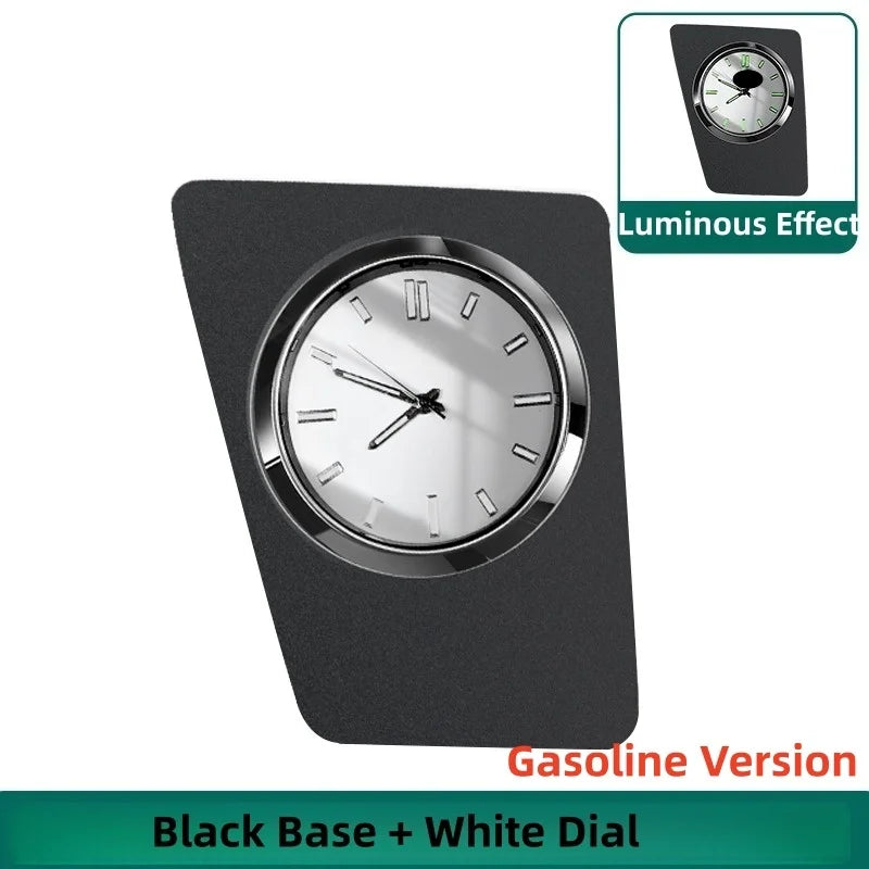 Car Dashboard Stick-On Luminous Digital Clocks Auto Vehicle Air Outlet Mini Watches For Toyota RV4 WILDLANDER 2024-2025