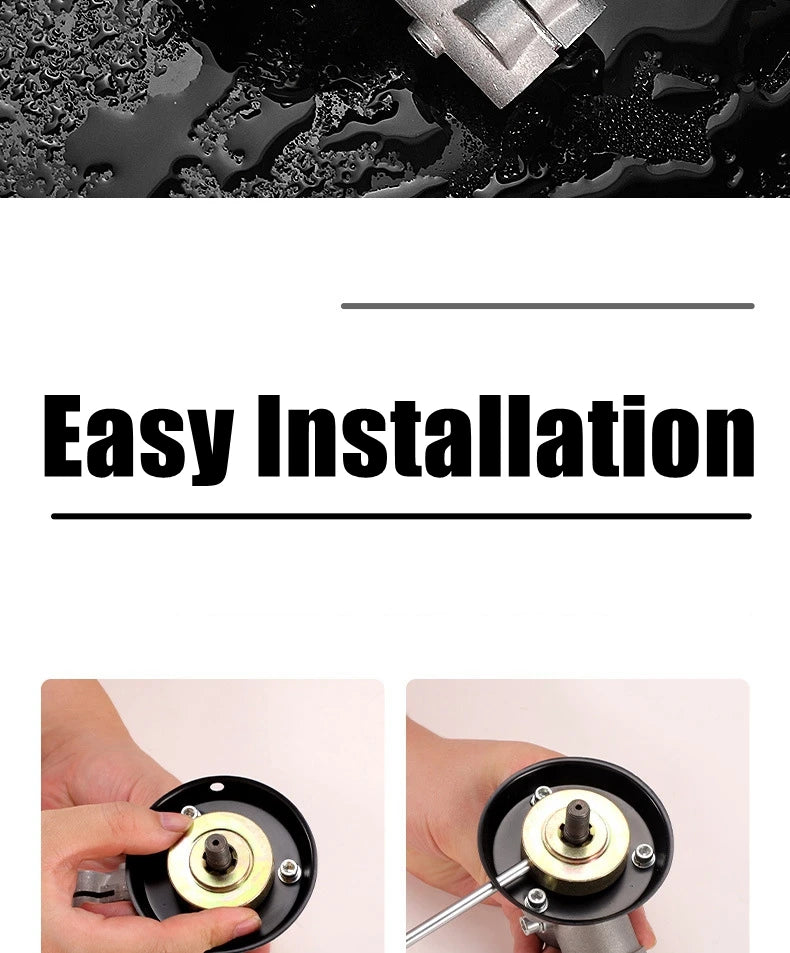 26mm/28mm 9 Tooth Trimmer Gearbox Gearhead Brushcutter Grass Trimmer Replace Gear Head Lawn Mower Parts Gardening Tool