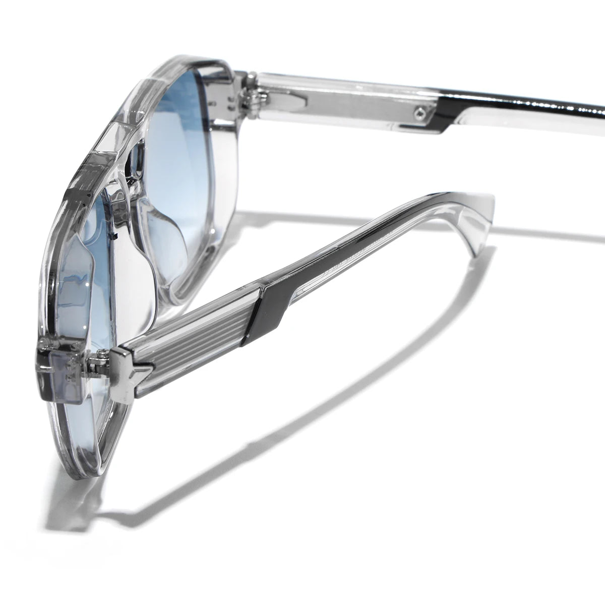 Transparent Frame Sunglasses — Retro Unisex UV400 Shades