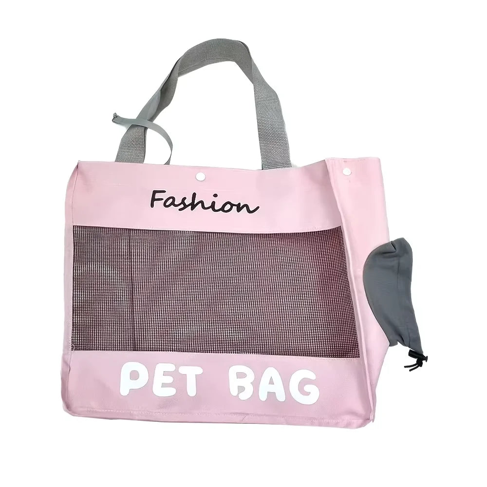 Breathable Mesh Pet Tote Bag - Shoulder Carrier for Kittens – photo 7