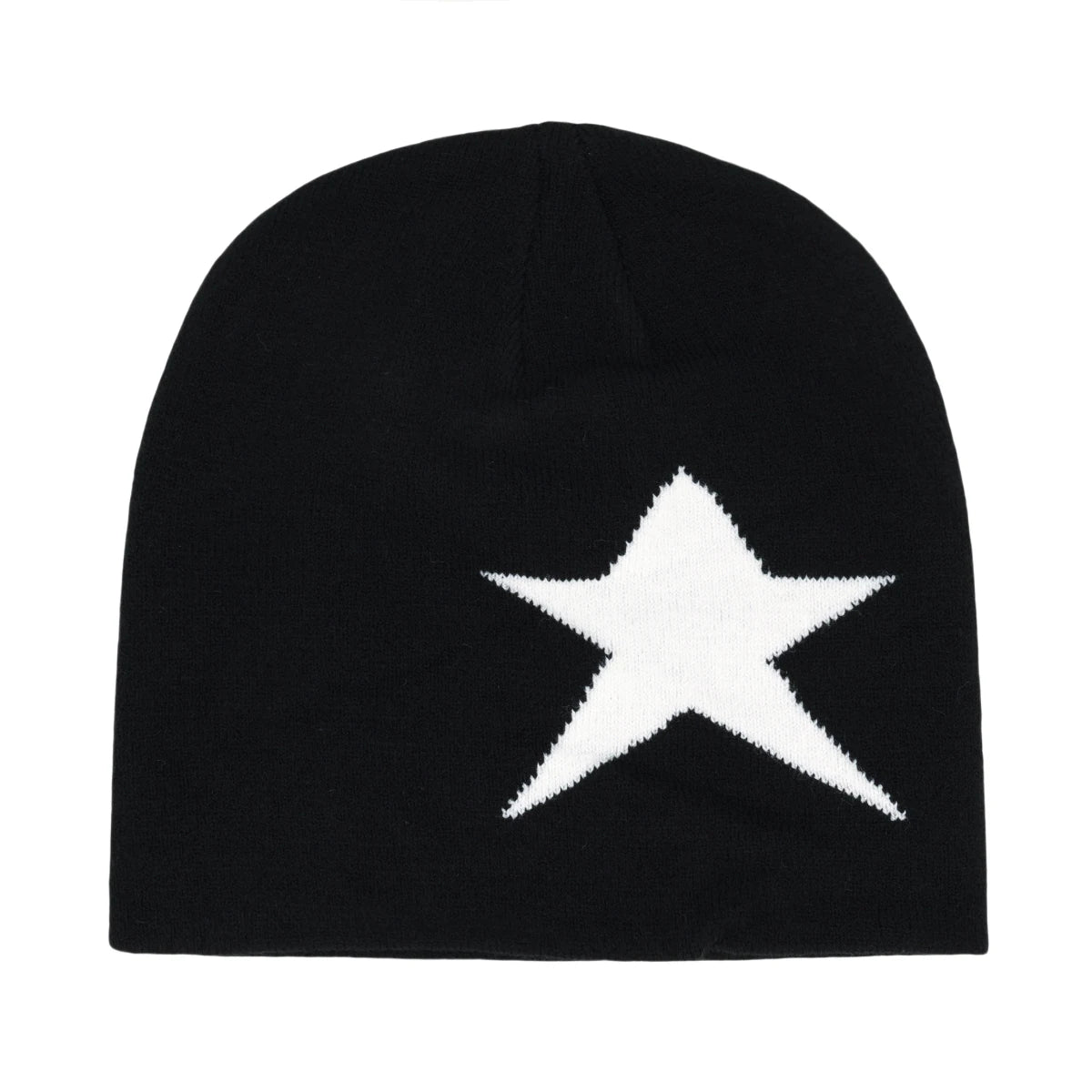Y2K Letter Knit Beanie, Warm Ski Hat