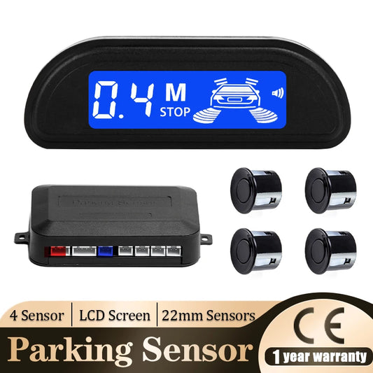 Car Parking Sensor Kit with LED Display (4 Sensors)