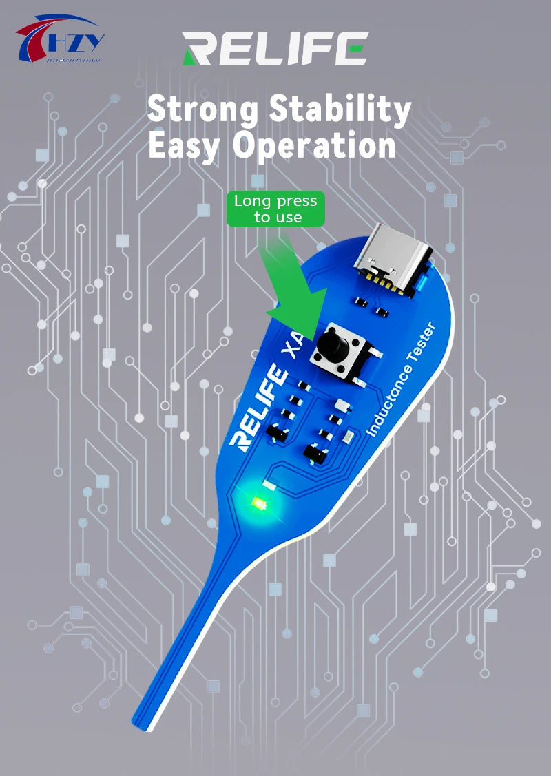 RELIFE XA5 Inductance Tester Electromagnetic Non-Contact Fault Detection for Phones PCB Motherboard Repair Diagnostics Tool