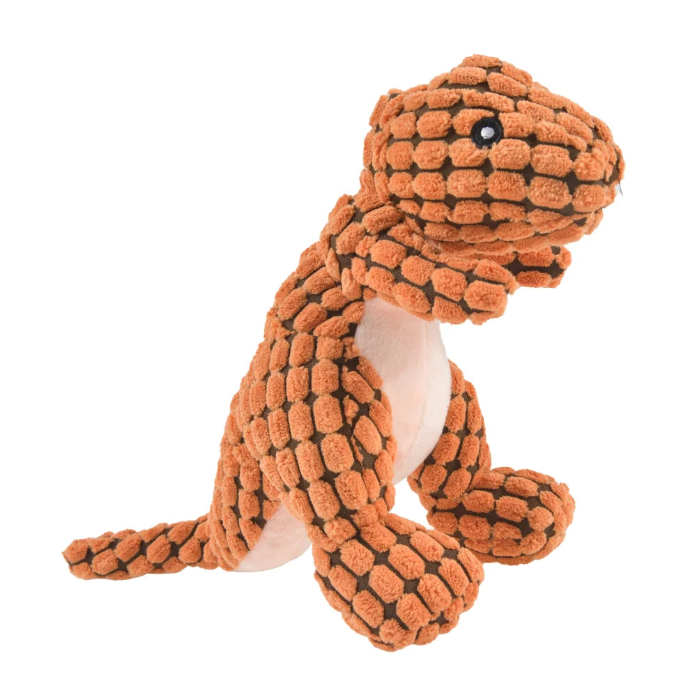 Plush Animal Squeaky Dog Toys - Tiger, Penguin, Fox & More - photo 8