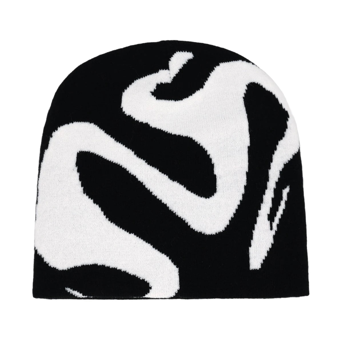 Y2K Letter Knit Beanie, Warm Ski Hat