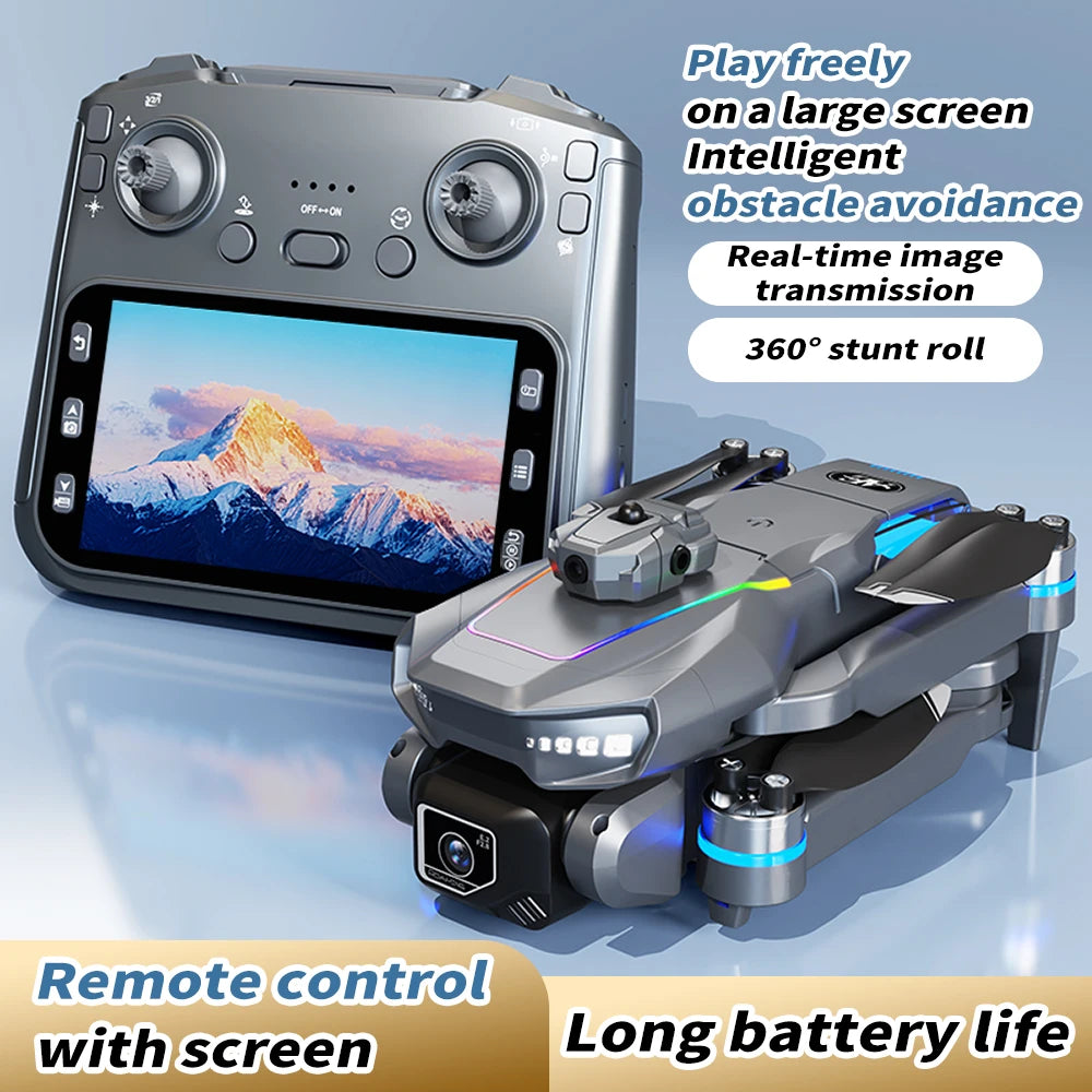 New AE19 Drone 8K HD 5.6" Remote Control Headless Mode Helicopter 360° Flip Quadcopter Toys Mini Drone Fors Kid Toy Gifts