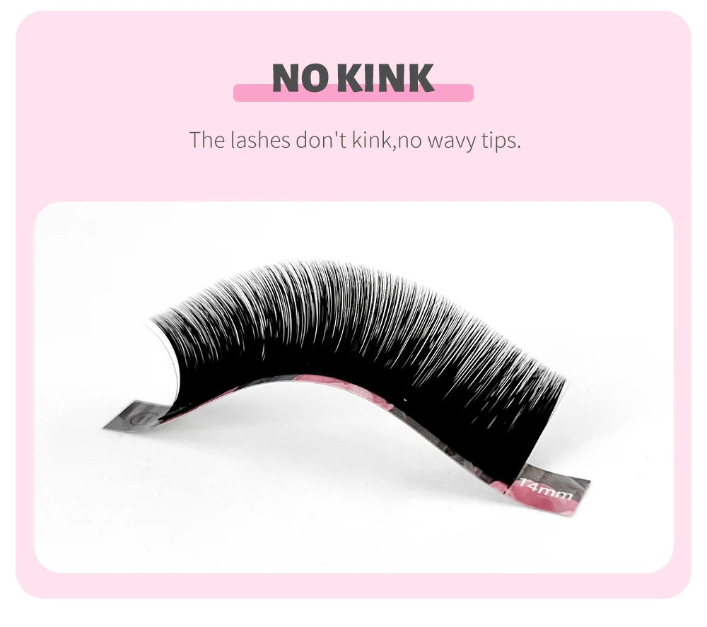 ABONNIE Matte Black Easy Fan Lashes Cashmere Blooming Eyelash Extensions Self-Making Fans Mega Volume Eyelash