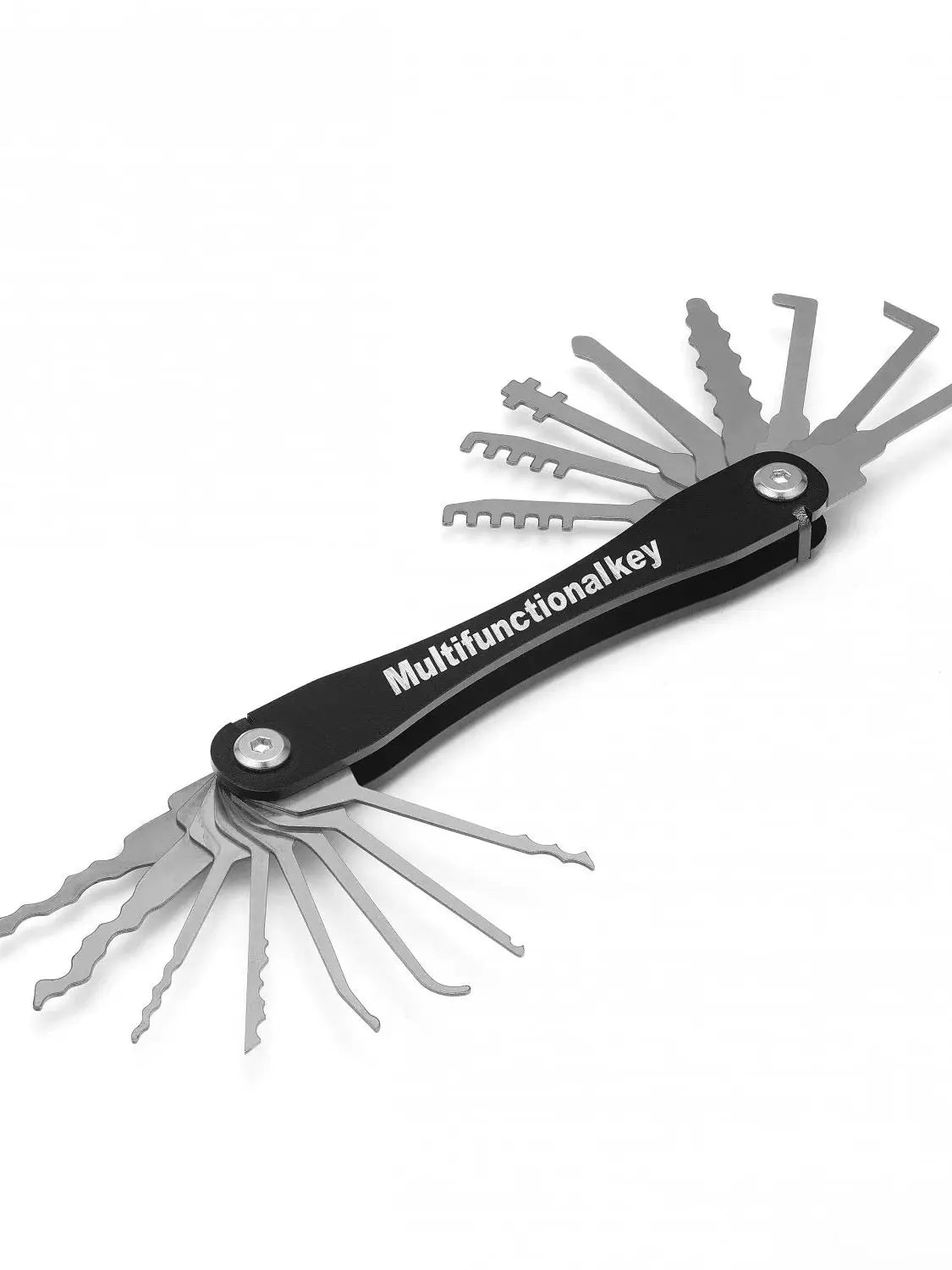 16Pcs Dual Head Compact Unlocking Set, Multifunctional Door Opening Key, Mini Hook and Hook Disassembly Kit
