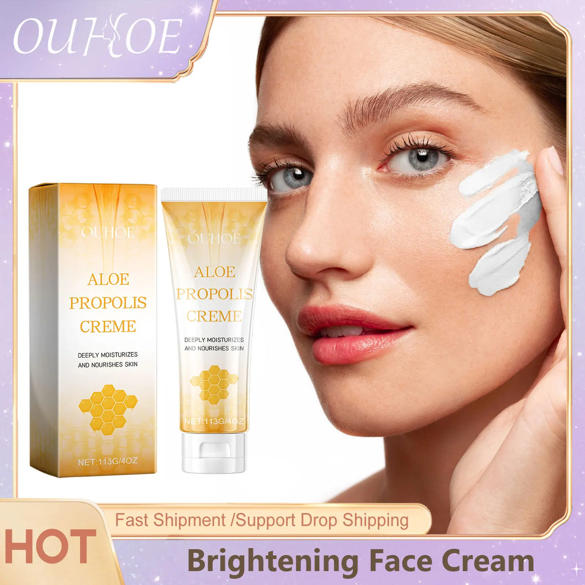 Moisturizing Face Cream Nourish Hydrating Fade Blemish Anti Oxidant Soothe Tender Skin Care Brightening Skin Rejuvenating Cream