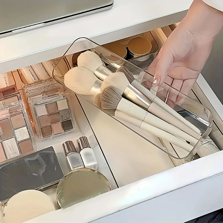 Cosmetic and Stationery Storage Box, Suitable for Makeup,Office Supplies, Home Storage, Desk & Drawer Organizer for Home Storage