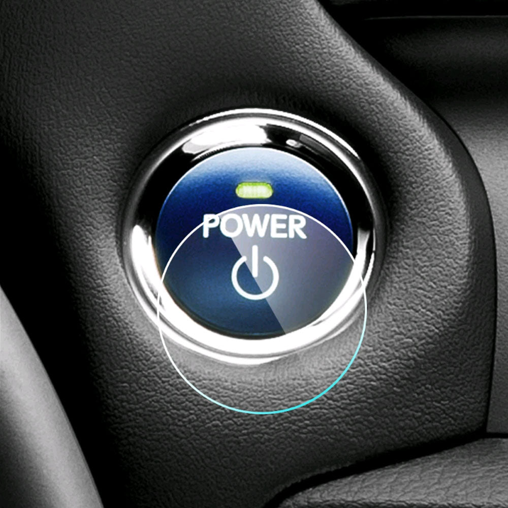 1Pc Unversial Waterproof Car Stickers Universal Engine Ignition Start Stop Button Transparent Protective Film Car Accessories