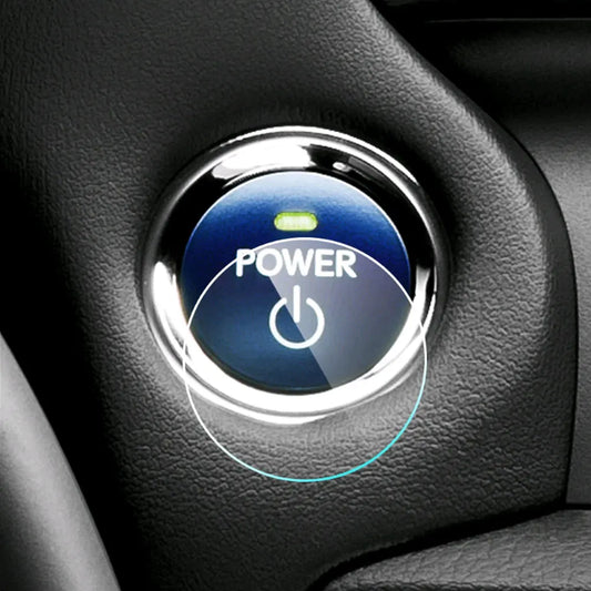 1Pc Unversial Waterproof Car Stickers Universal Engine Ignition Start Stop Button Transparent Protective Film Car Accessories