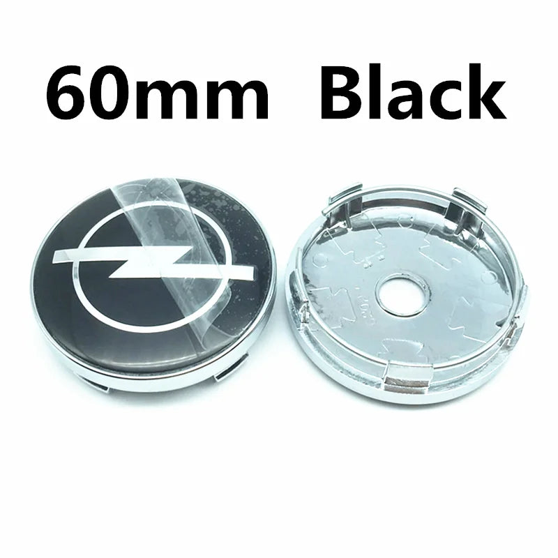 4 Pcs 56mm 59mm 60mm 64mm 68mm Opel Car Wheel Center Hub Caps Logo Badge Emblem Rim Hubcap Dust-proof Cover Auto Accessories