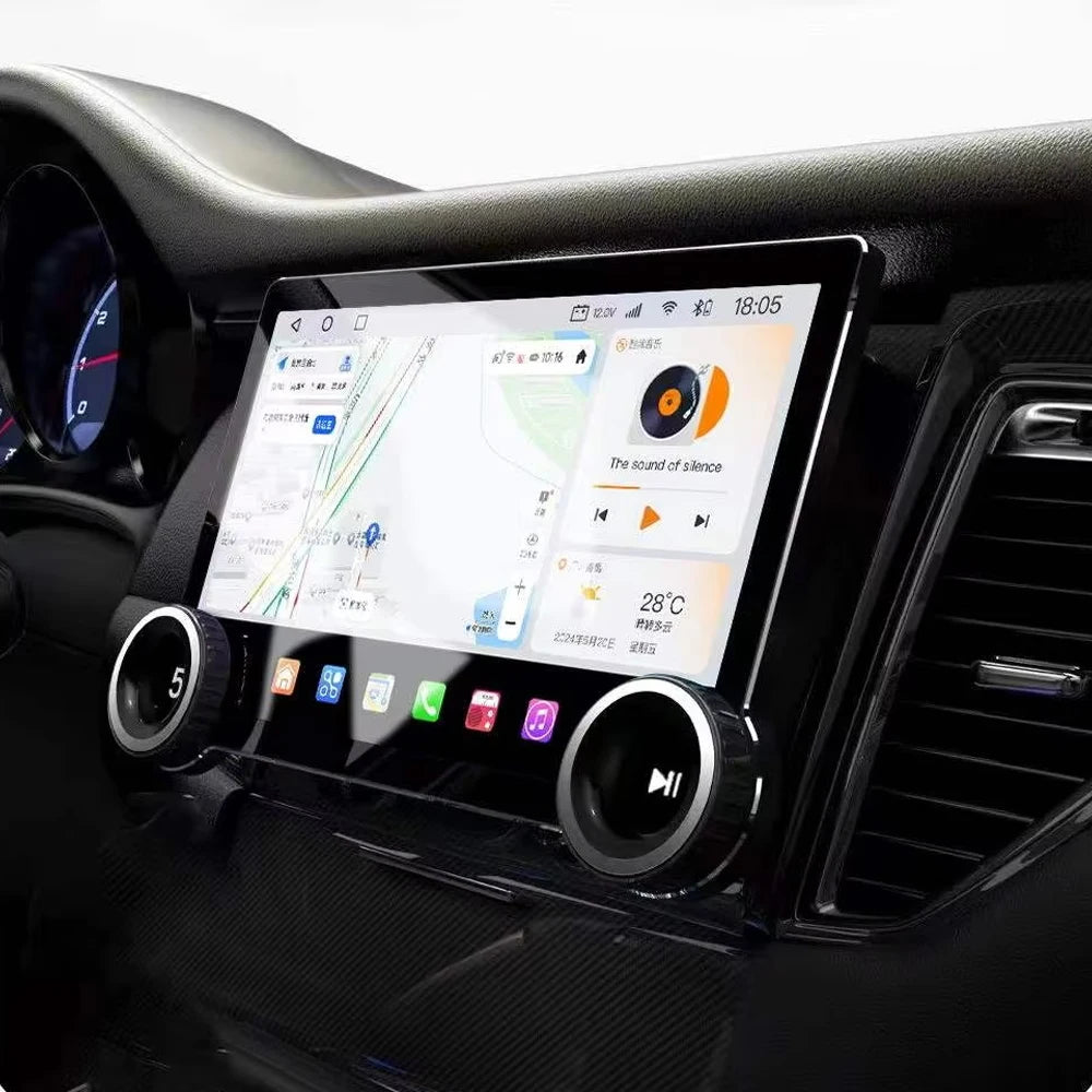 Universal 10" Android Car Stereo — CarPlay, Android Auto, GPS Navigation, Multimedia Player