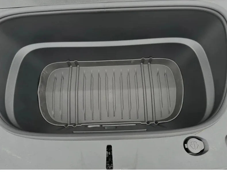 For Tesla Model Y 2026 Juniper TPE Front Trunk Cargo Liner Tray Mat Frunk Layered Partition Plate Organizer Divider Baffle Board