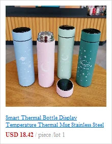 High Capacity Business Thermos Mug Stainless Steel Tumbler Insulated Water Bottle Portable Vacuum Flask For Office Tea Mugs