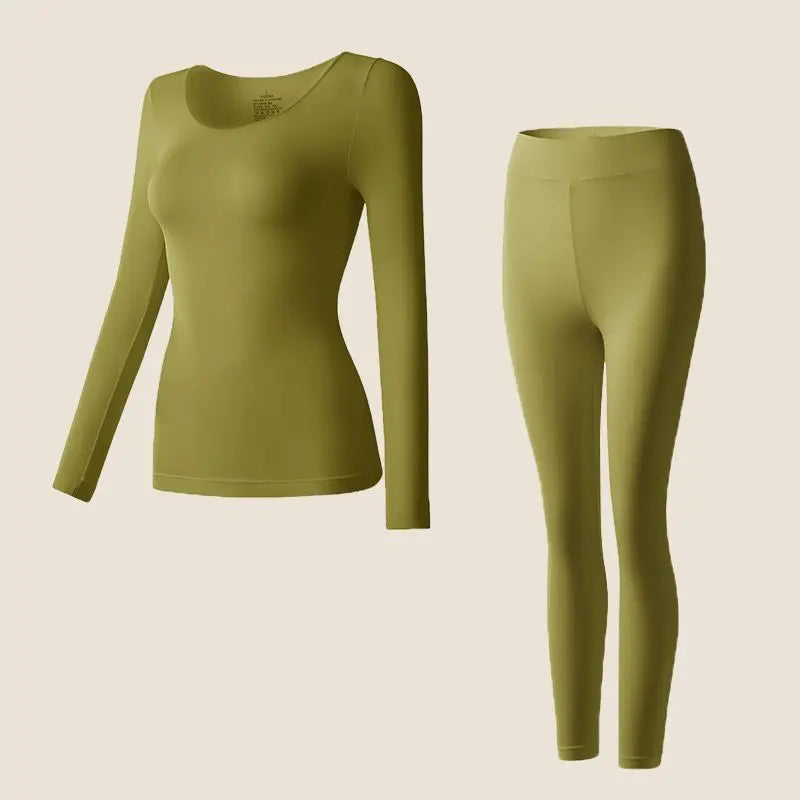 Women's Ultra-Light Thermal Base Layer Set - Long Sleeve Top and Pants - photo 6