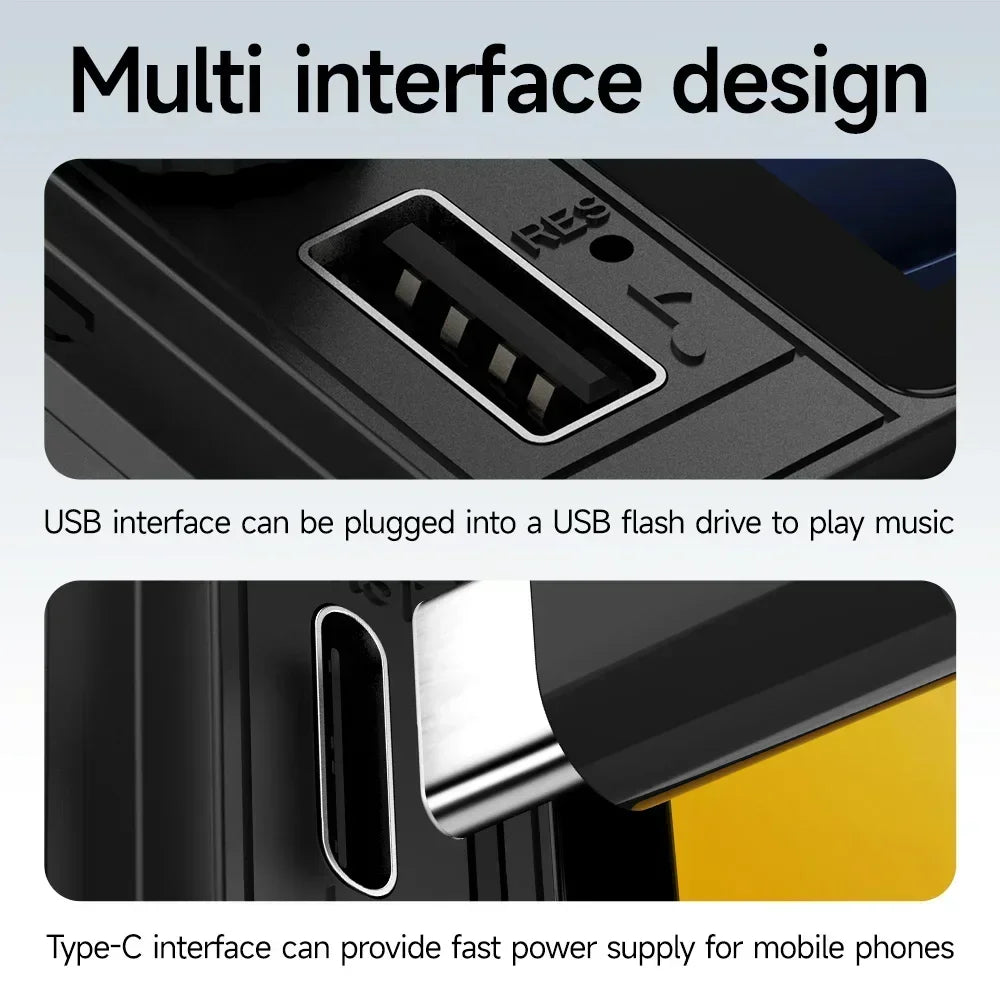 6.28" 1 DIN Universal Car Stereo with Apple CarPlay & Android Auto (MP5)