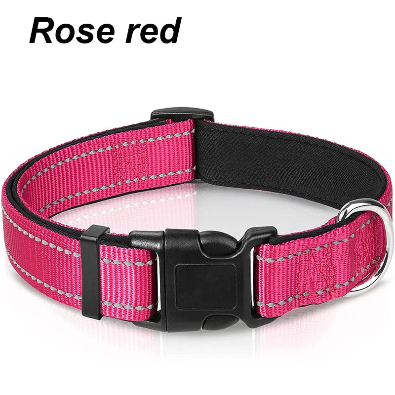 Soft Neoprene Padded Reflective Collar - Large Dogs – photo 10