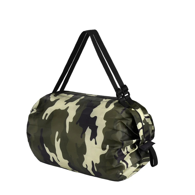 New Foldable Storage Bag Portable Travel Camouflage Handbags Large Capacity With Handle Japen Shopping Bag