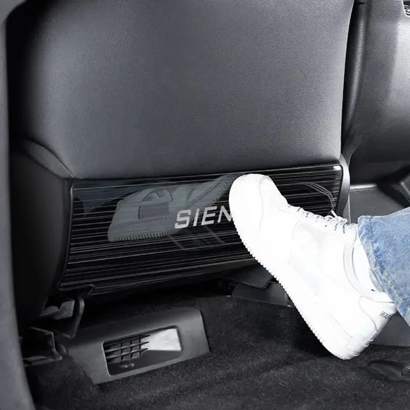 For Toyota Sienna XL40 4th 2021 2022 Refit Automotive Interior Rear Seat Anti-kick Cushion Car Front Door Anti-Kick Mat