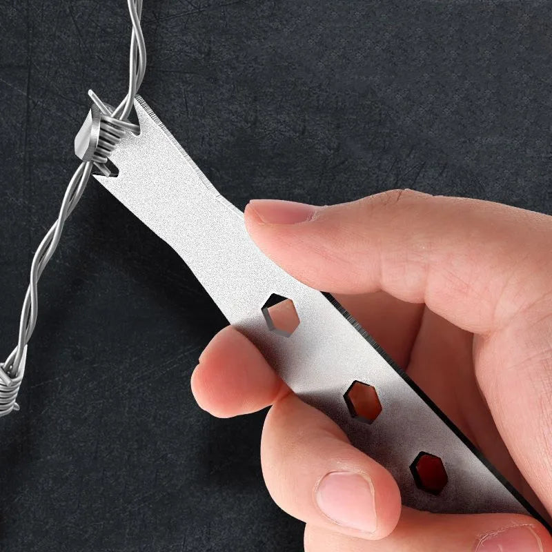 1-5pcs Portable Wire Twisting Device Multi-functional Steel Heavy Duty Fence Wire Twisting Fastener Garden Binding Fixing Tool
