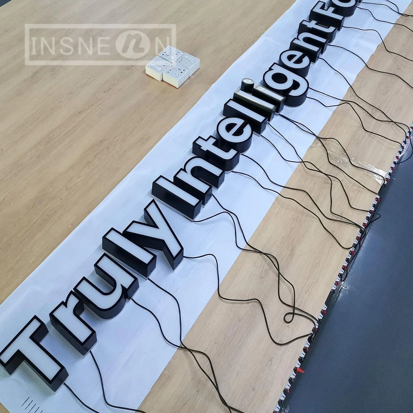 Custom 3D LED Business Sign — Illuminated Metal Letter Logo