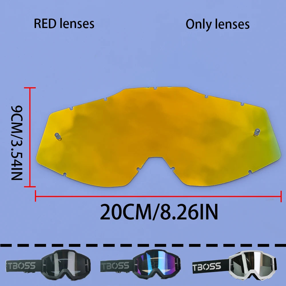 Motocross Goggles, Windproof Ski and Dirt Bike Goggles