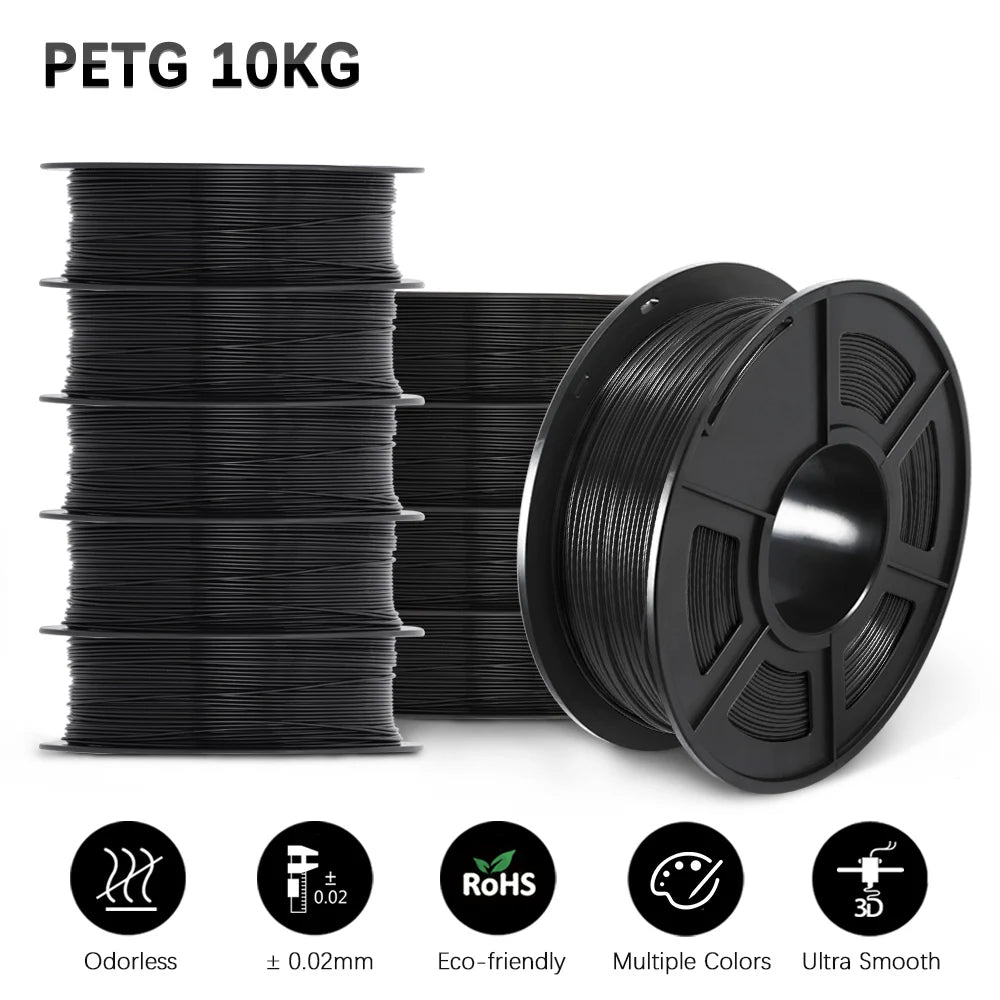 SUNLU 3D Filament PLA/PLA META/PETG/ABS/TPU/PLA MATTE 1.75mm 10Roll 1KG/0.5KG 3D Printer Filament for 3D Printer