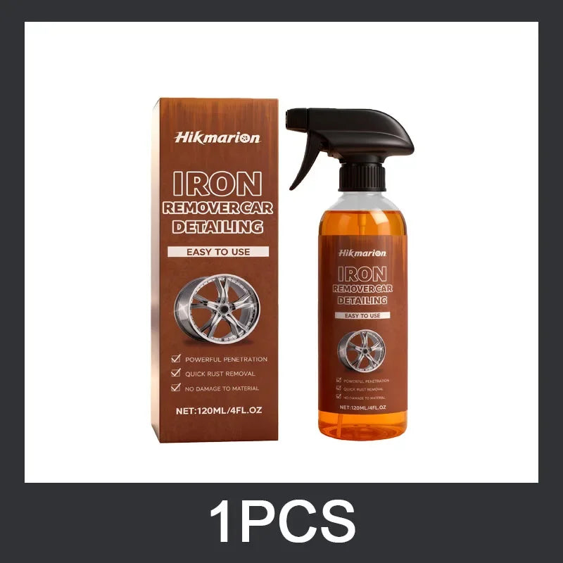 Car Rust Removal Spray Iron Powder Rust Remover Auto Rust Cleaning Agent Paint Chrome Paint for Metal Surfaces Cleaning Tool