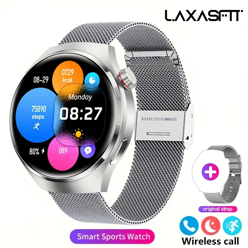 G.L Wear 2026 New Men's Smart Watch HD Display Health Tracking Bluetooth Calling Voice Assistant Sports Smartwatch