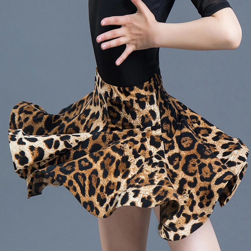 Girls short-sleeve Latin competition dress
