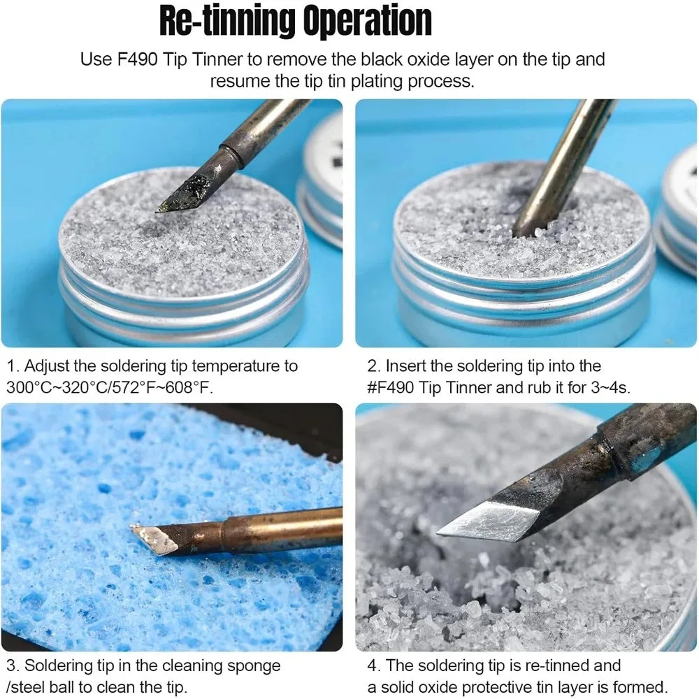 5/1Pcs Soldering Iron Tip Refresher Non-stick Tin Solder Cream Clean Paste for Oxide Head Resurrection Oxidative Activator