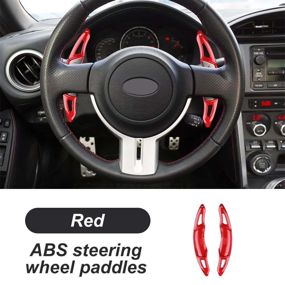 Car Steering Wheel Shift Paddle Shifter Extended Carbon Fiber ABS For Subaru BRZ Impreza WRX XV Crosstrek Forester For Toyota 86
