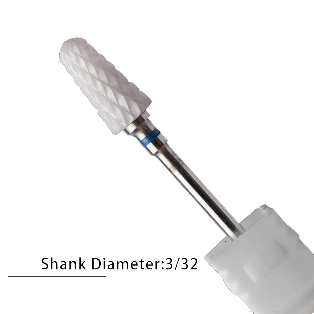 Nail Drill Bits Flame Ceramic Cutters for Manicure Electric Pedicure Nail Bits Gel Polish Remover Files Burr Nail Accessories