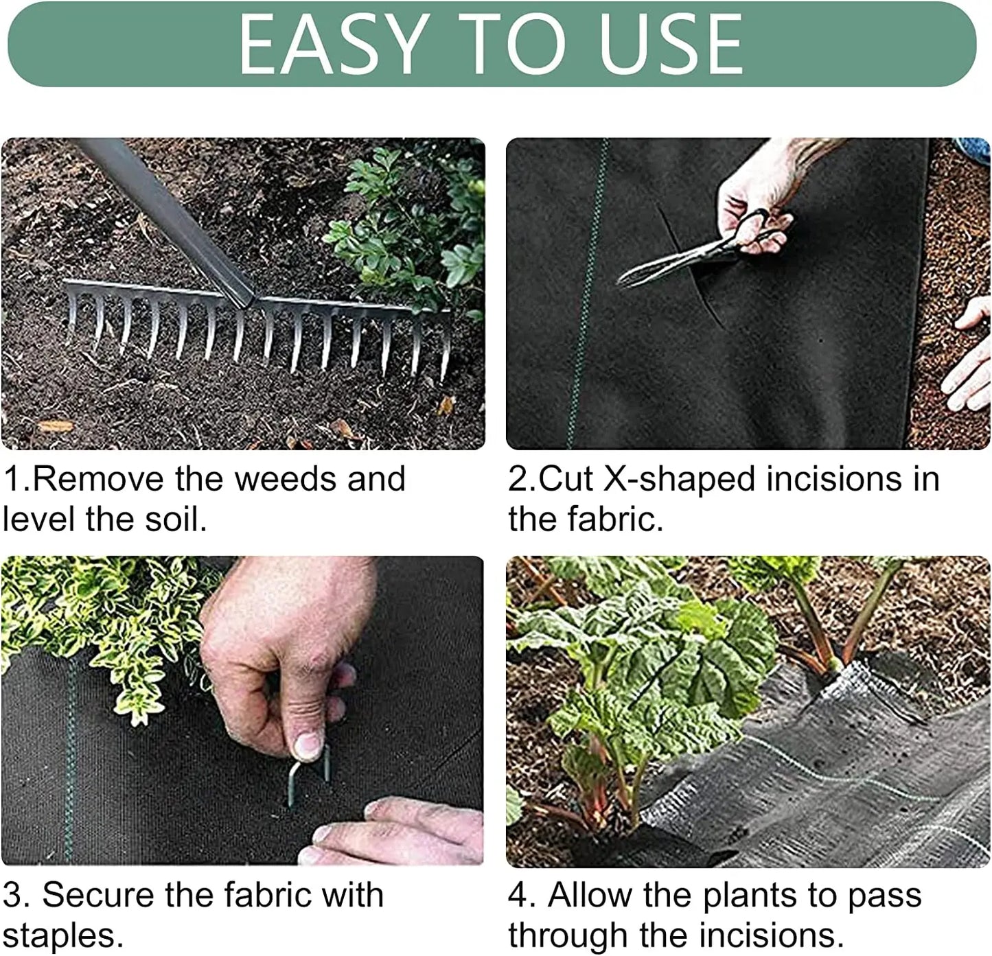 Heavy Duty Weed Barrier Fabric for Effective Weed Control