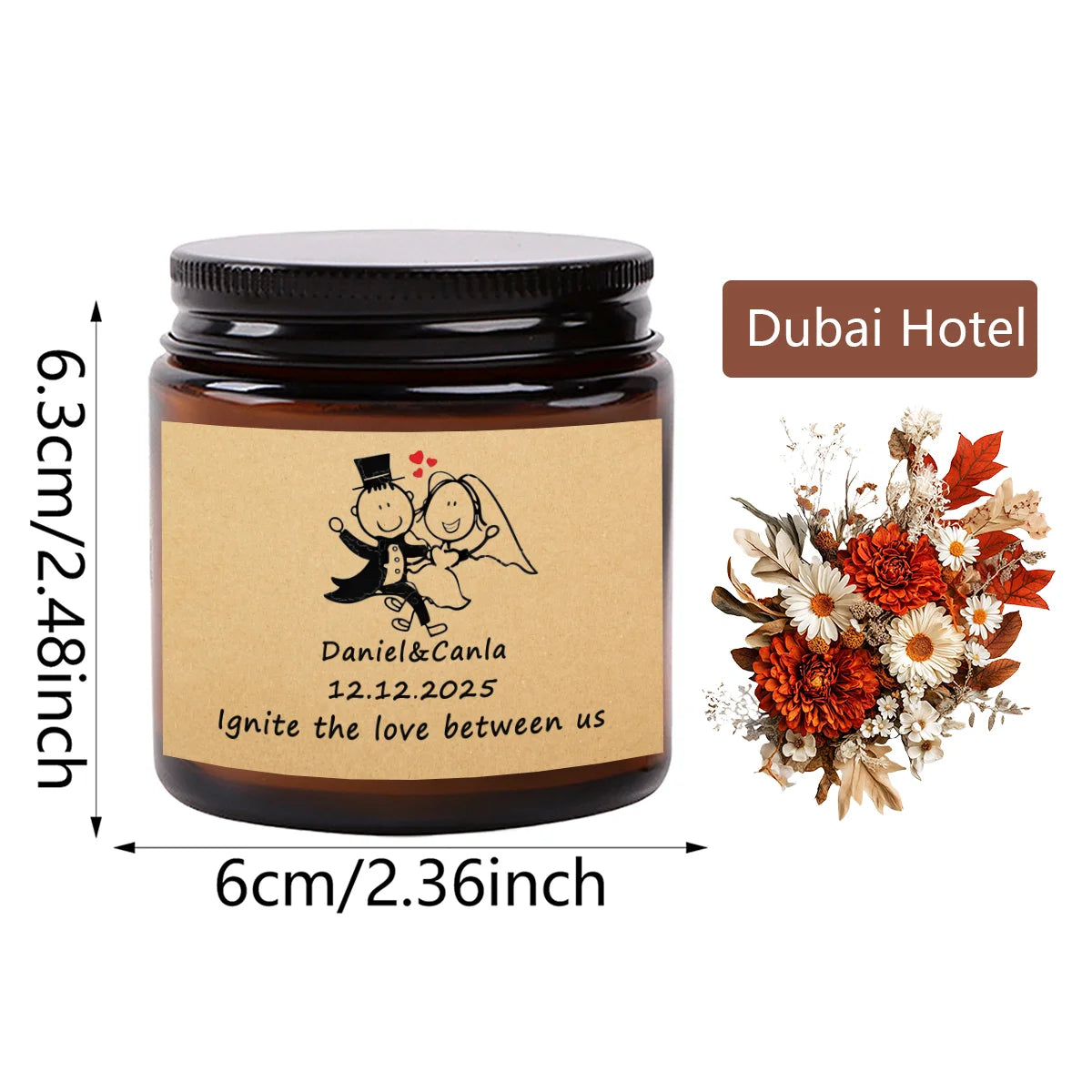 Custom Photo Scented Candle - 3.5oz Personalized Aromatherapy Gift