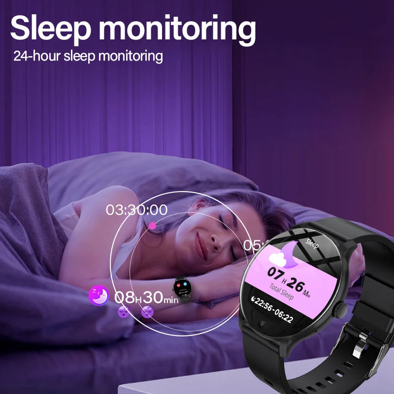 LXASFIT 2026 New Smart Watch Heart Rate Sleep Health Monitor Bluetooth Talk Ladies Sport Smart Watch for Android IOS